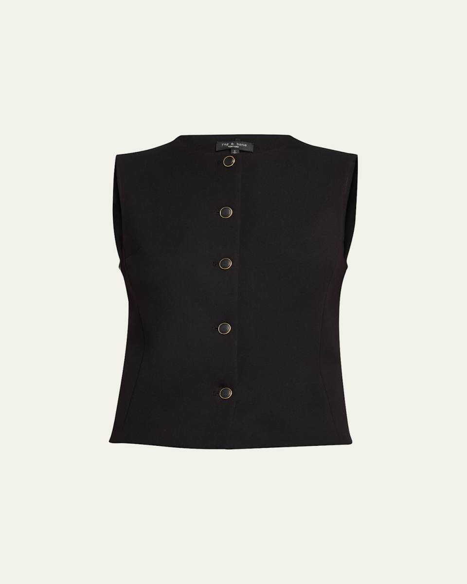 Irina Button-Front Vest